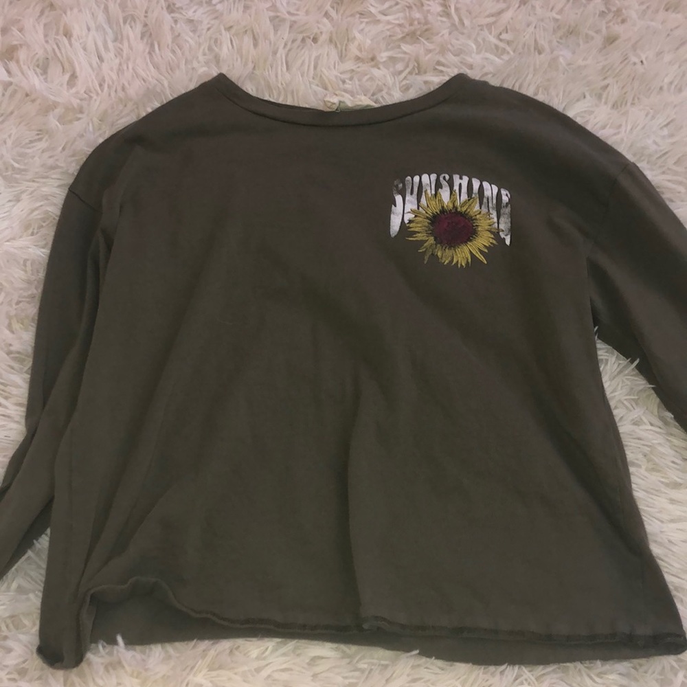 XS Sunflower long sleeved shirt